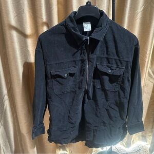 Black Button-Up Jacket